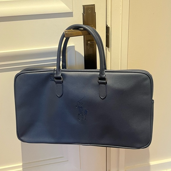 Ralph Lauren Other - ralph lauren polo Navy duffle bag Brand New gym bag w straps! Crossbody laptop